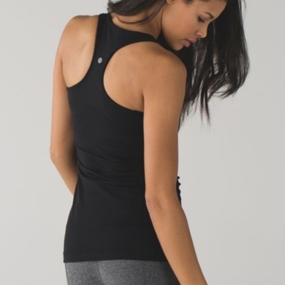 STUNNING BLACK LULULEMON RACERBACK TANK TOP - Picture 2 of 7